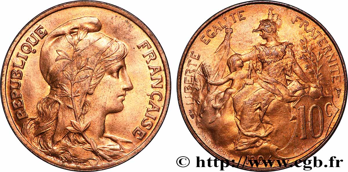10 centimes Daniel-Dupuis 1904  F.136/13 FDC65 
