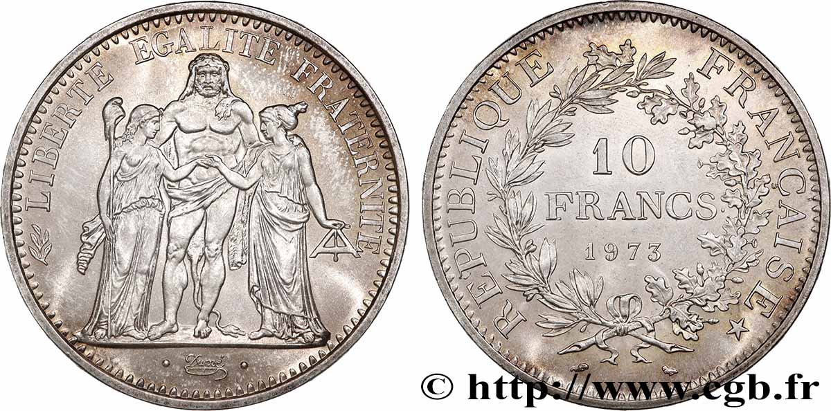10 francs Hercule 1973  F.364/12 MS 