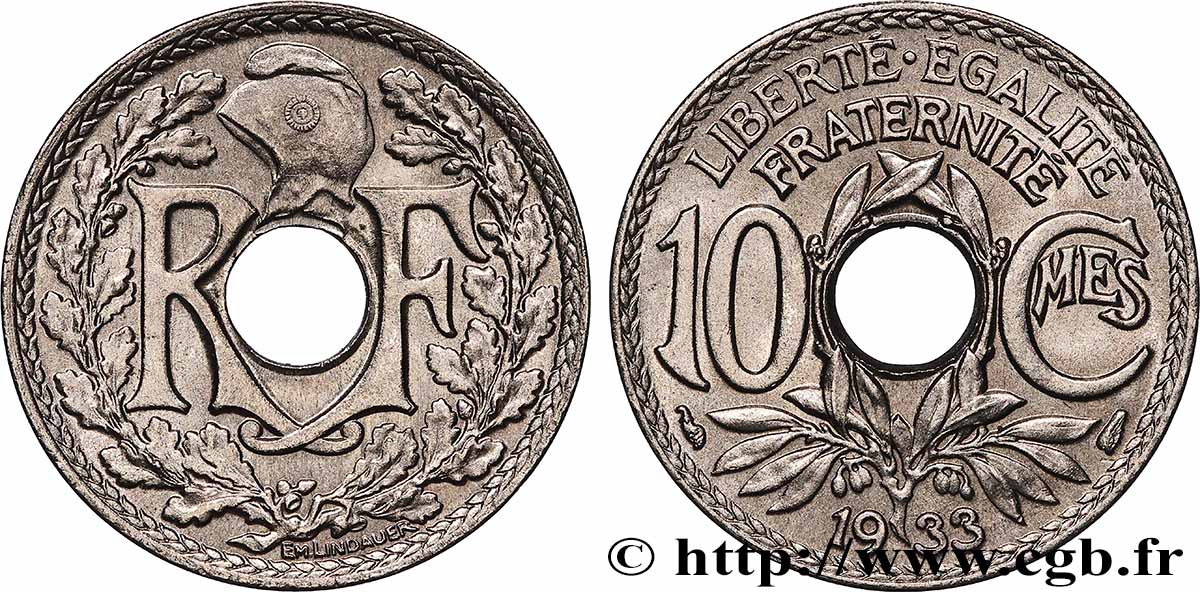 10 centimes Lindauer 1933  F.138/20 fST64 
