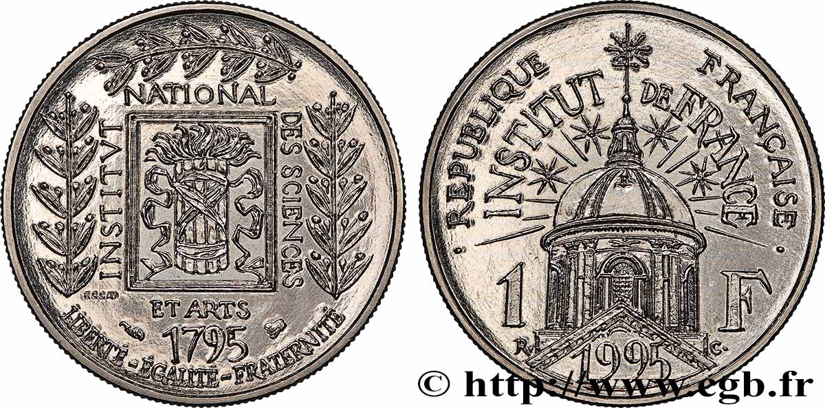 Essai de 1 franc Institut de France 1995 Pessac F.230/1 FDC 