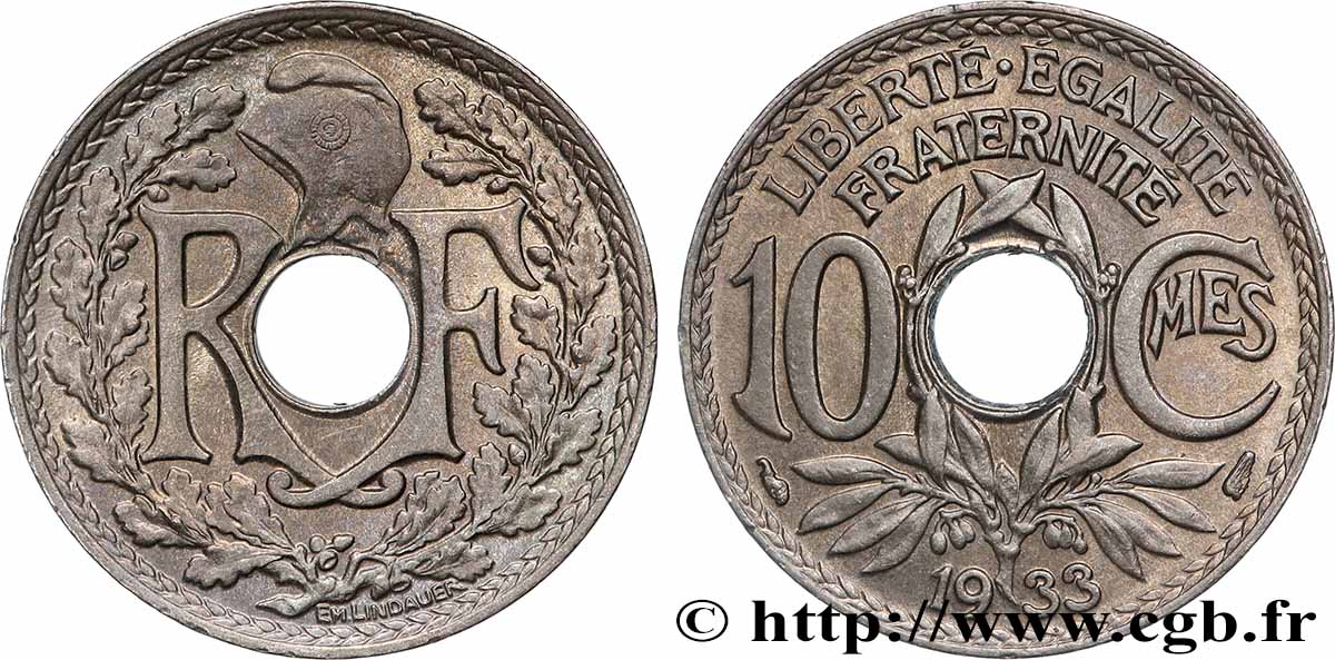 10 centimes Lindauer 1933  F.138/20 MS64 