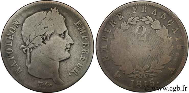 2 francs Cent-Jours 1815 Paris F.256/1 B12 
