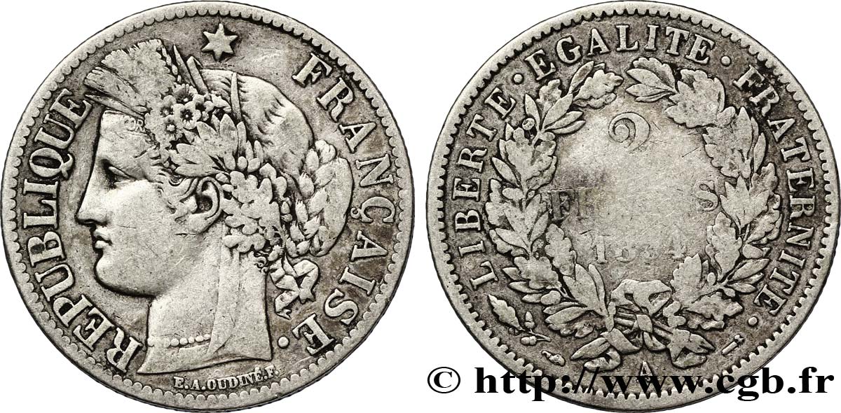 2 francs Cérès, avec légende 1894 Paris F.265/16 B12 