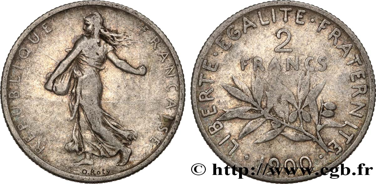 2 francs Semeuse 1900  F.266/4 B12 