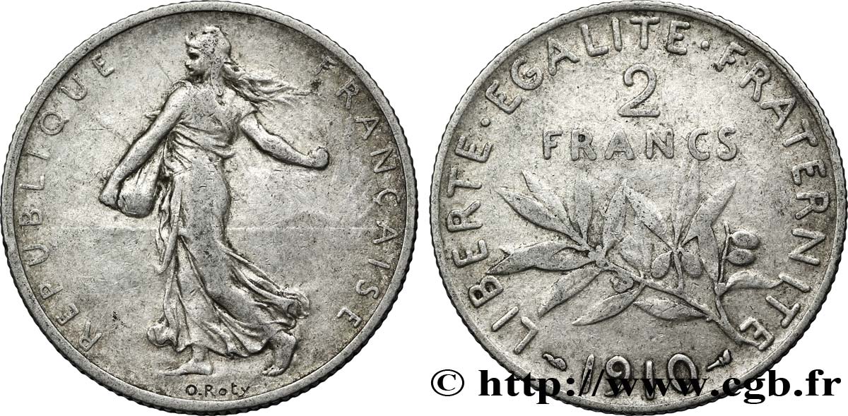 2 francs Semeuse 1910  F.266/12 S30 