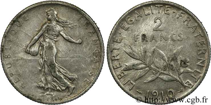 2 francs Semeuse 1910  F.266/12 B12 