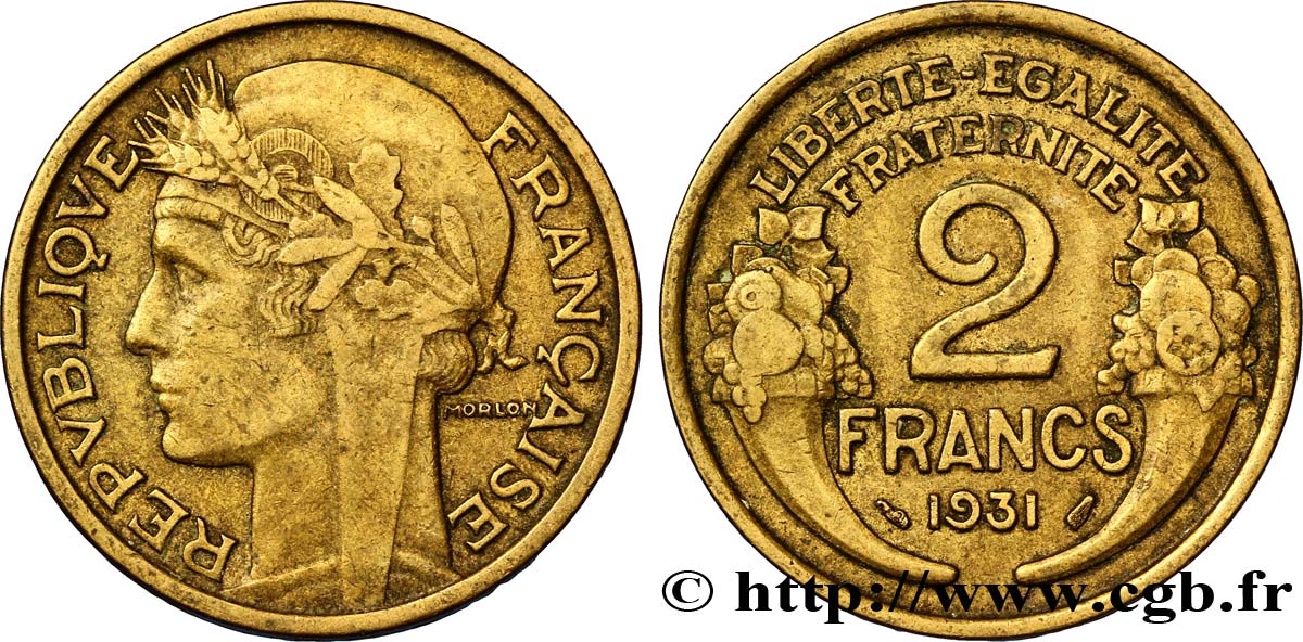 2 francs Morlon 1931  F.268/2 TTB45 