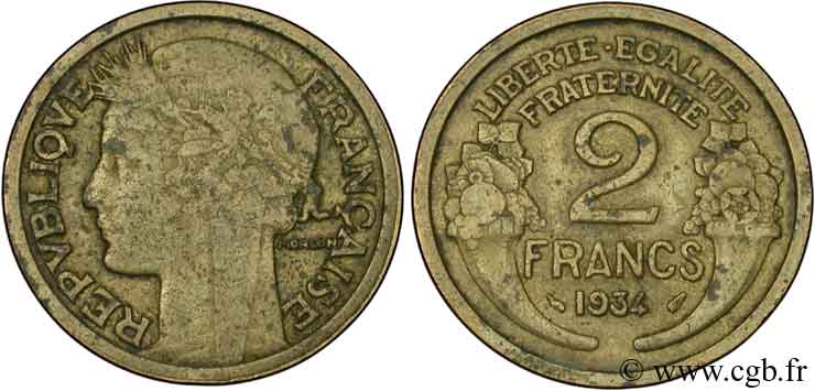 2 francs Morlon 1934  F.268/7 MB15 
