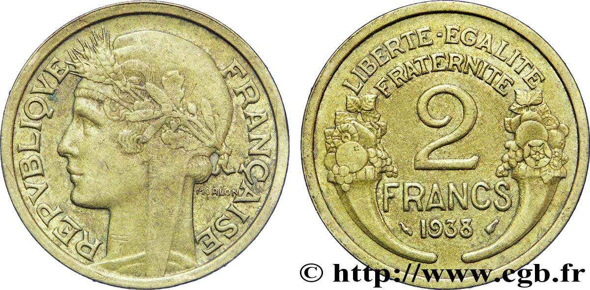 2 francs Morlon 1938  F.268/11 MBC45 