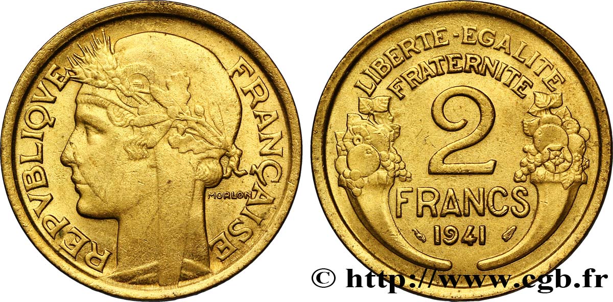 2 francs Morlon 1941  F.268/14 BB53 