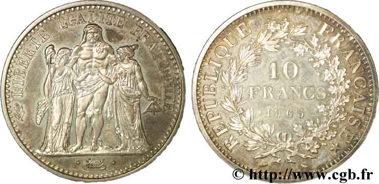 Valeur D'une Pièce De 10 Francs En Argent 1965