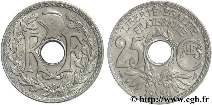 25 centimes Lindauer  1930  F.171/14 SPL63 