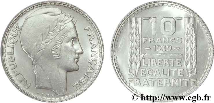 10 francs Turin 1939  F.360/10 SC63 