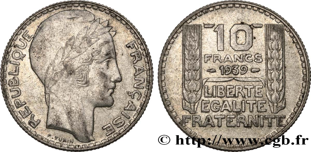 10 francs Turin 1939  F.360/10 MBC45 