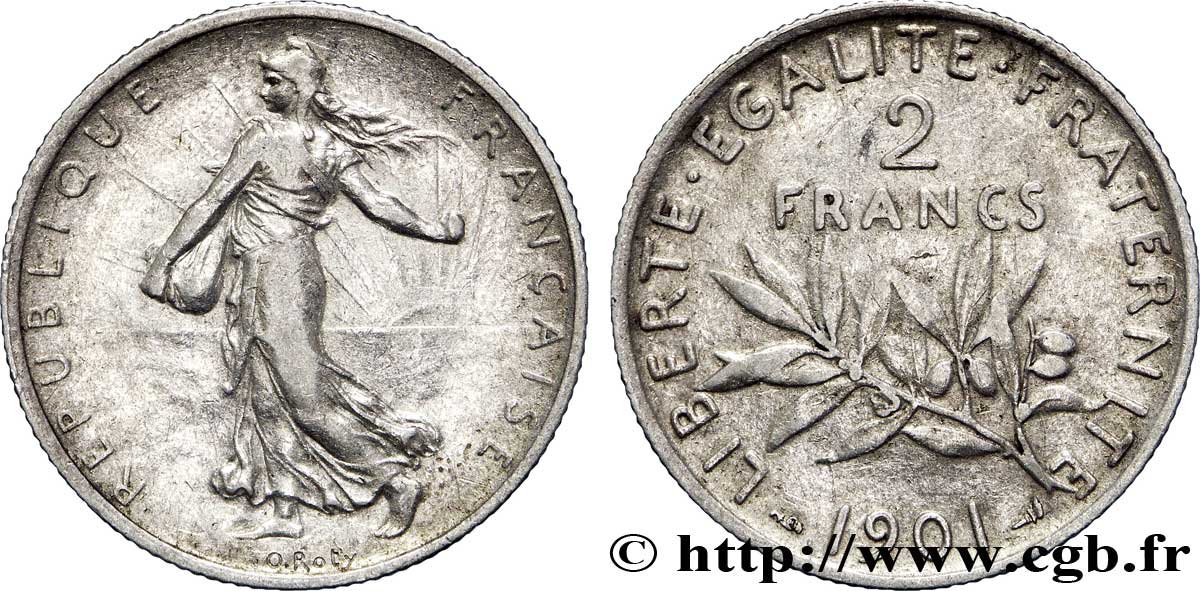 2 francs semeuse 1901 prix