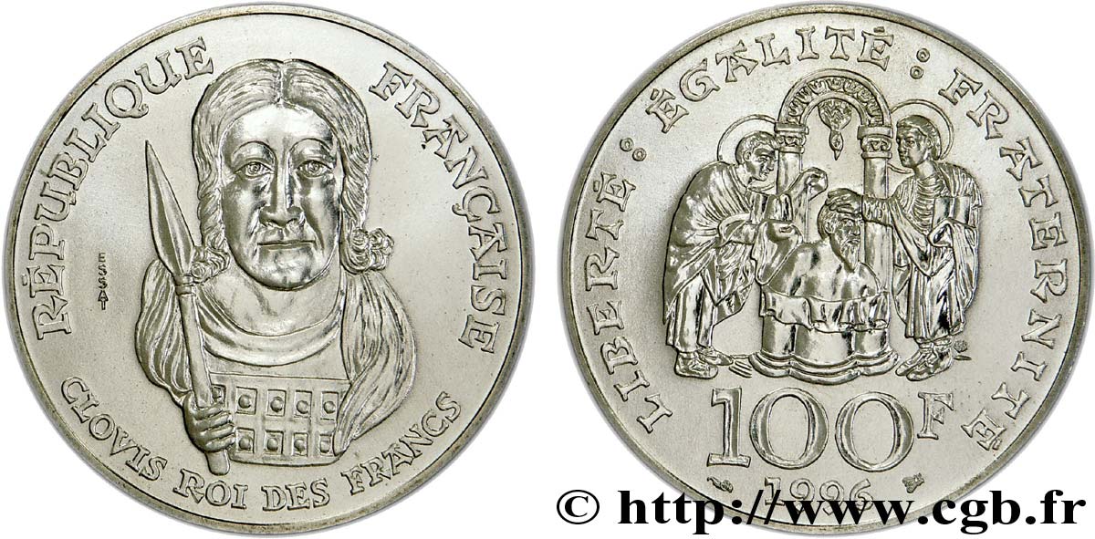 Essai de 100 francs Clovis 1996 Pessac F.464/1 FDC68 