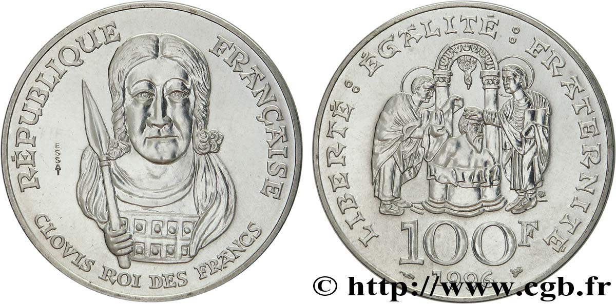 Essai de 100 francs Clovis 1996  F.464/1 ST65 