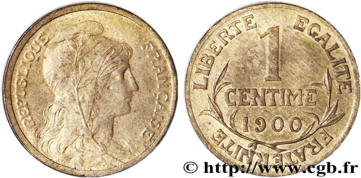 1 centime Daniel-Dupuis 1900  F.105/4 SUP60 