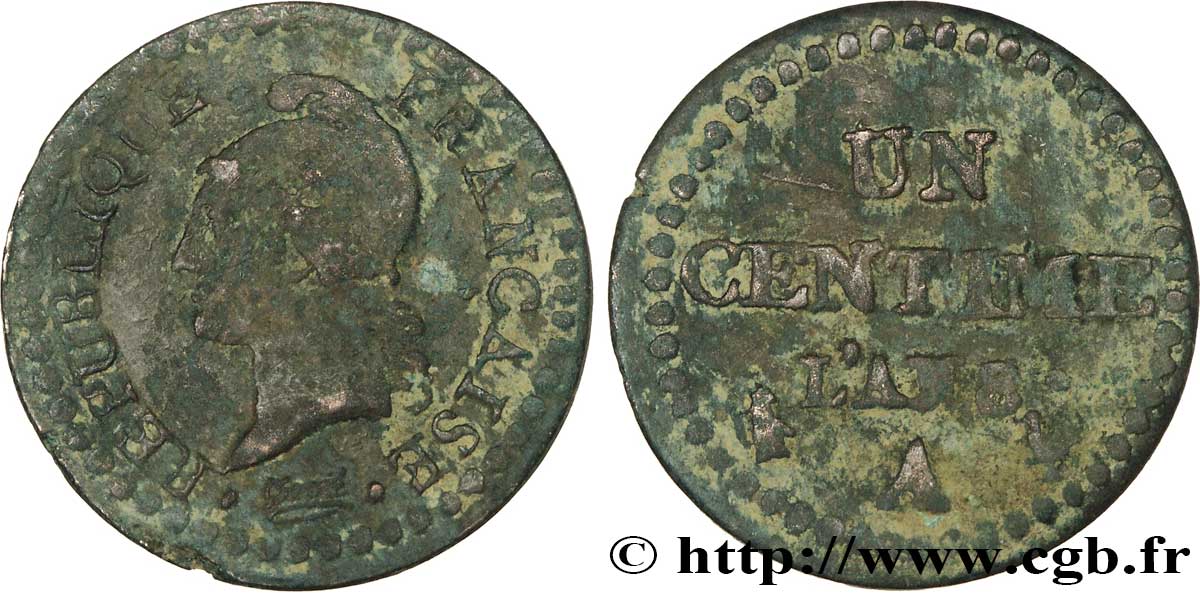 Un centime Dupré 1800 Paris F.100/24 TB15 