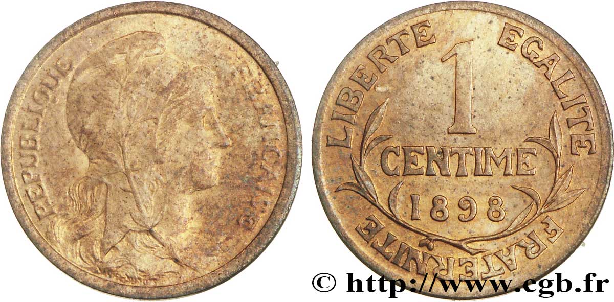 1 centime Daniel-Dupuis 1898 Paris F.105/1 SUP60 