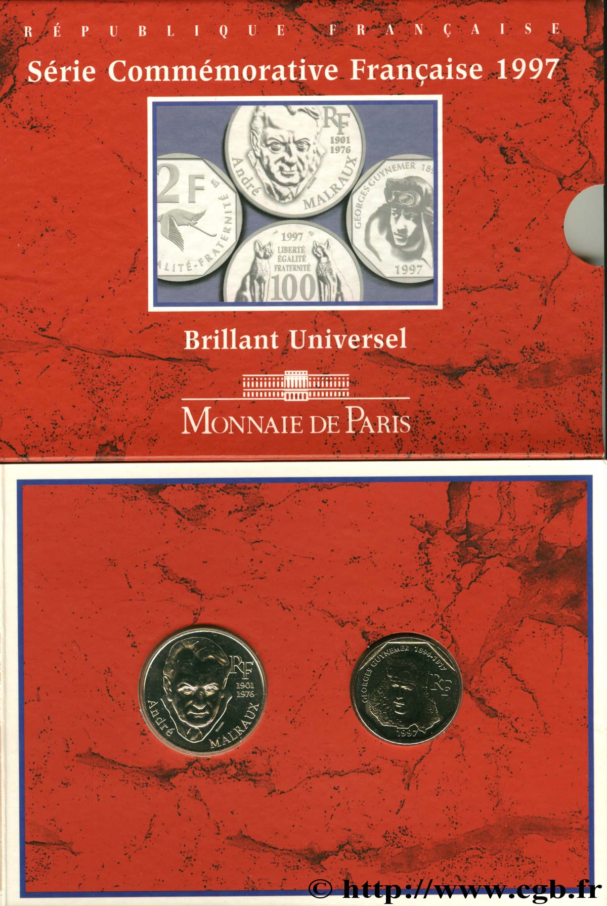 Série Brillant Universel 1997 Paris F.5200/17 FDC 