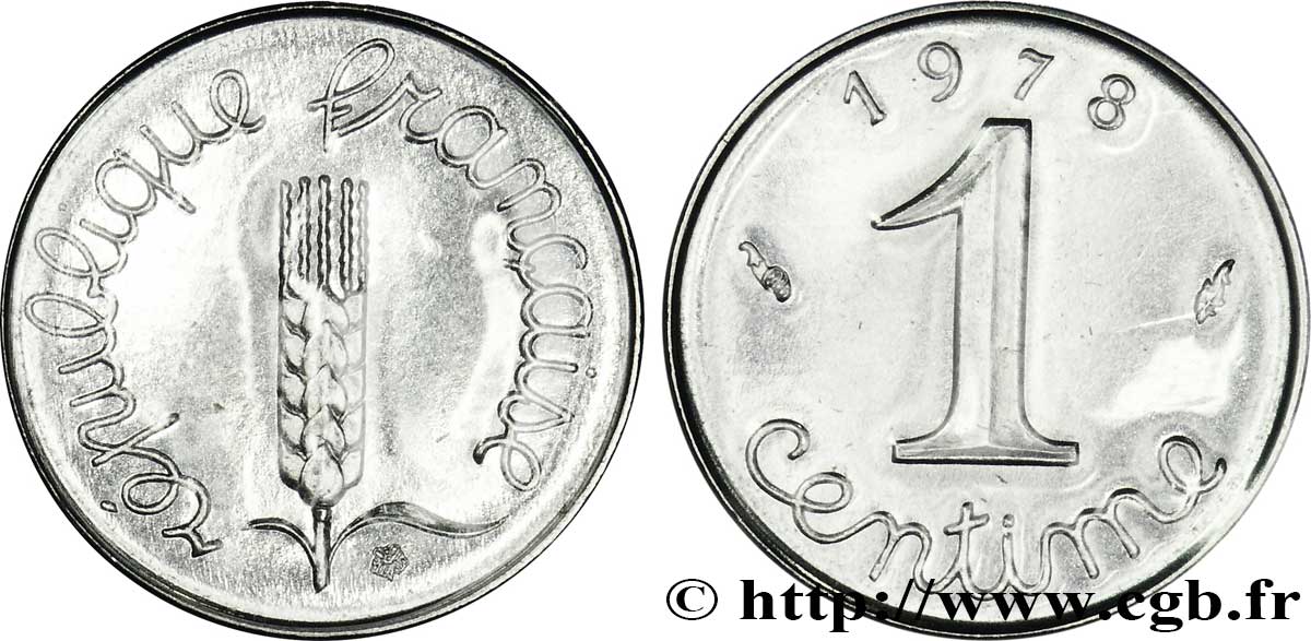1 centime Épi 1978 Pessac F.106/33 FDC70 