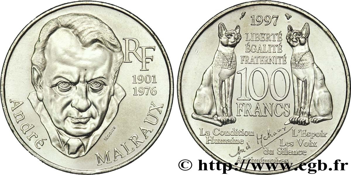 100 francs Malraux 1997  F.465/2 SPL60 