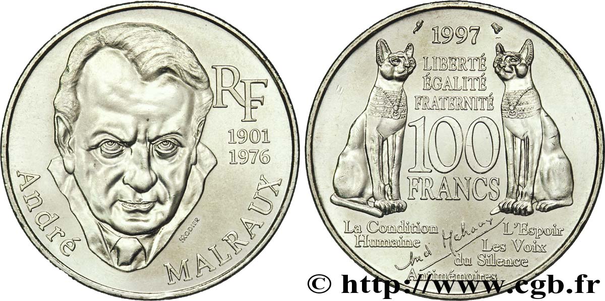 100 francs Malraux 1997  F.465/2 MS60 