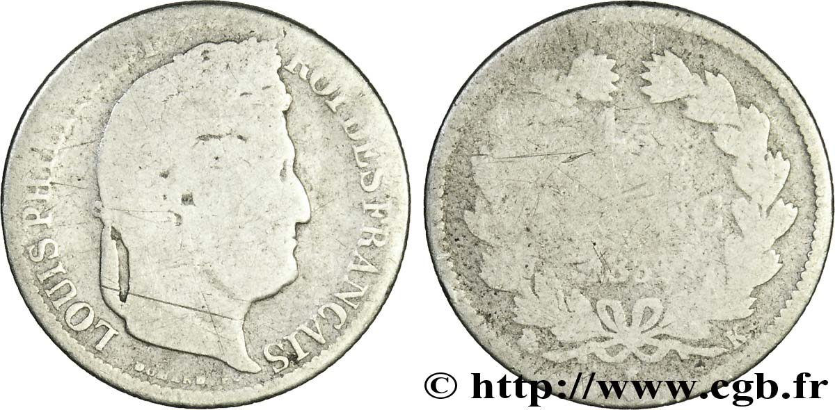 1/2 franc Louis-Philippe 1831 Bordeaux F.182/7 FR2 