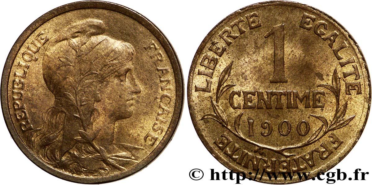 1 centime Daniel-Dupuis 1900  F.105/4 SUP58 