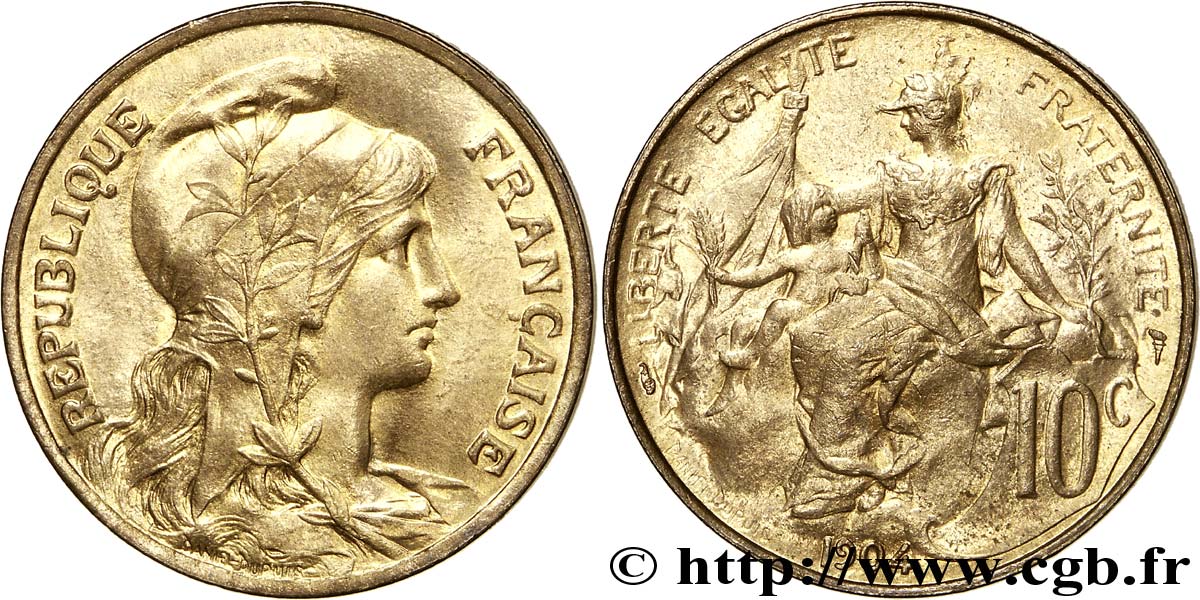 10 centimes Daniel-Dupuis 1904  F.136/13 MS64 