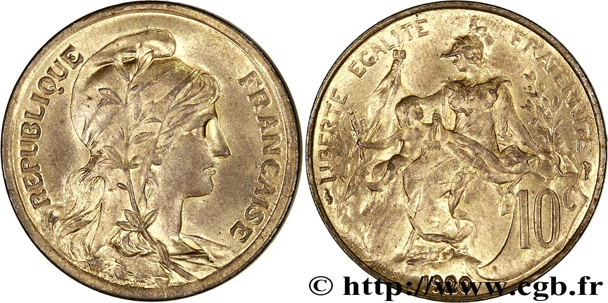 10 centimes Daniel-Dupuis 1920  F.136/29 SUP62 