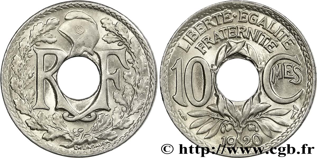10 centimes Lindauer 1920  F.138/4 SPL62 