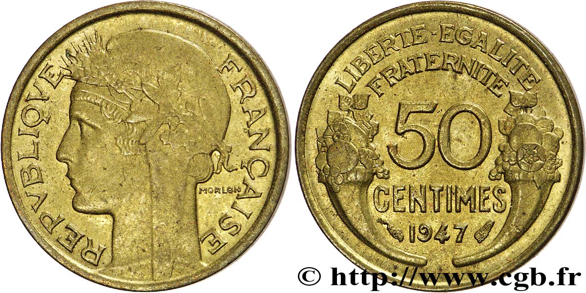 50 centimes Morlon 1947 Paris F.192/19 BB53 