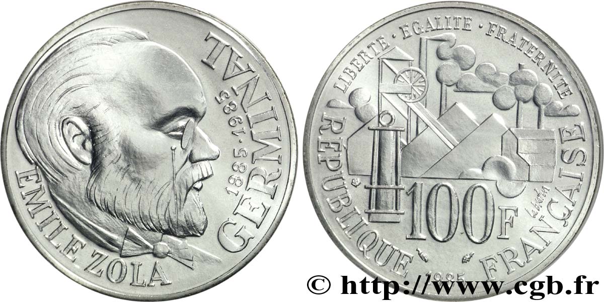 100 francs Émile Zola 1985  F.453/2 MS68 