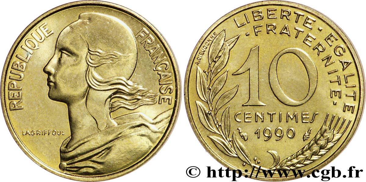 10 centimes Marianne 1990 Pessac F.144/30 ST65 