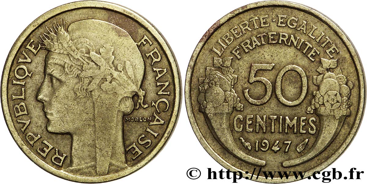 50 centimes Morlon 1947 Paris F.192/19 BB48 