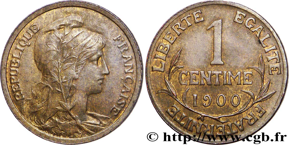 1 centime Daniel-Dupuis 1900  F.105/4 SUP55 