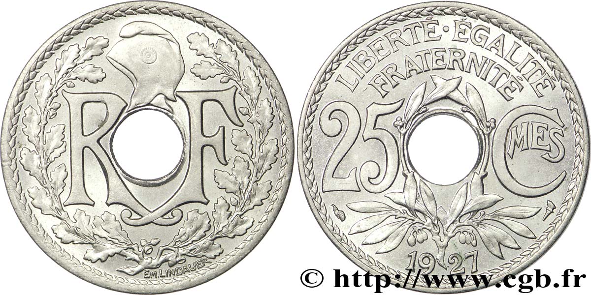 25 centimes Lindauer 1927  F.171/11 ST66 