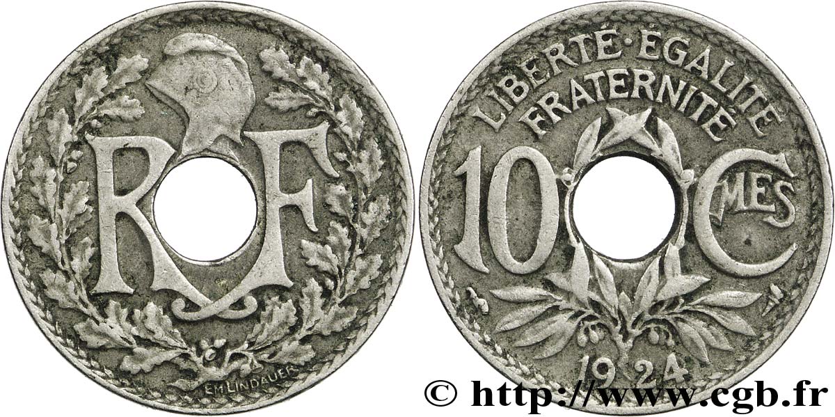 10 centimes Lindauer 1924  F.138/10 TB30 