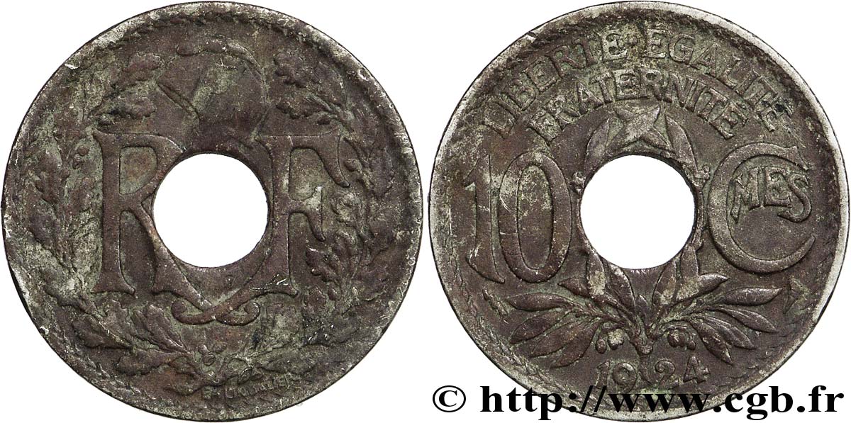 10 centimes Lindauer 1924 Poissy F.138/11 S20 