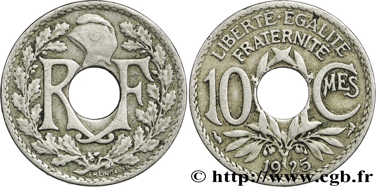 10 centimes Lindauer 1925  F.138/12 TB20 