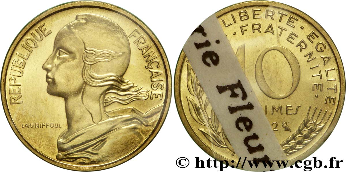 10 centimes Marianne 1972 Paris F.144/12 SPL64 