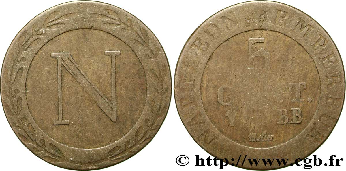 5 cent. 1808 Strasbourg VG.2057  RC12 