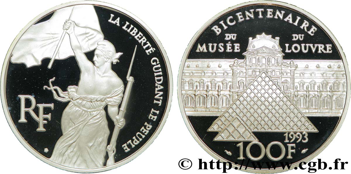 Belle Epreuve 100 francs - Delacroix 1993  F.1621 2 FDC68 