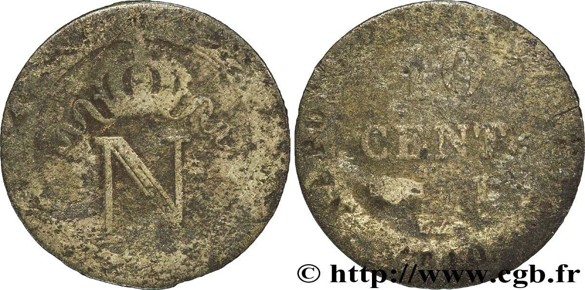 10 cent. à l N couronnée 1810 Limoges F.130/22 B12 