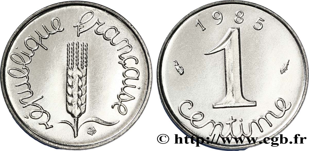 1 centime Épi 1985 Pessac F.106/42 FDC66 