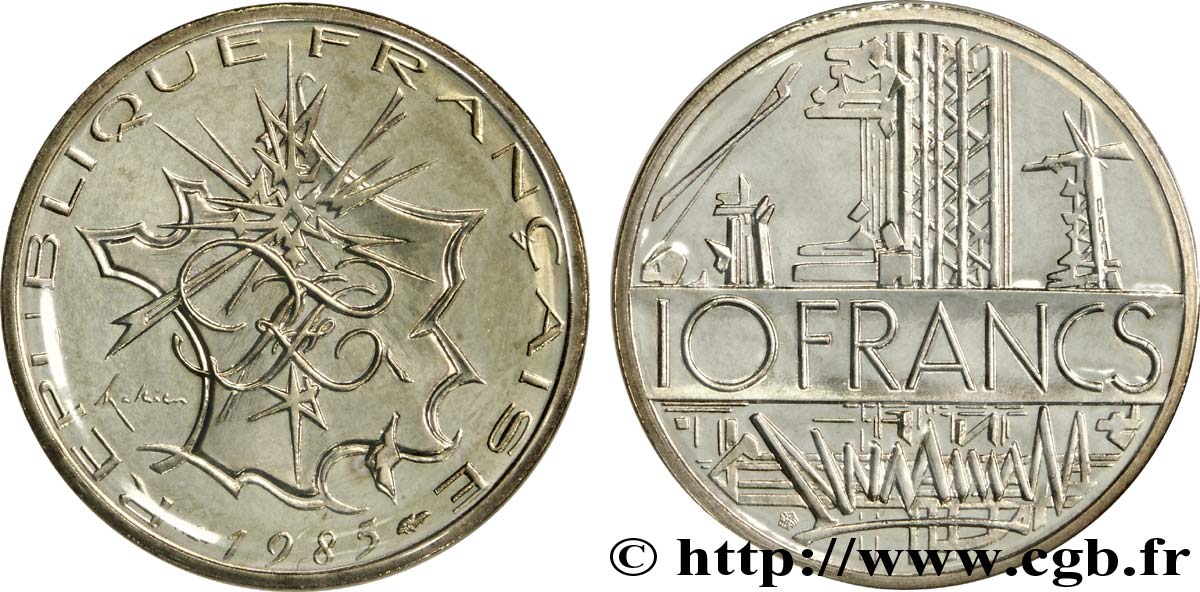 10 francs Mathieu 1985 Pessac F.365/25 FDC 