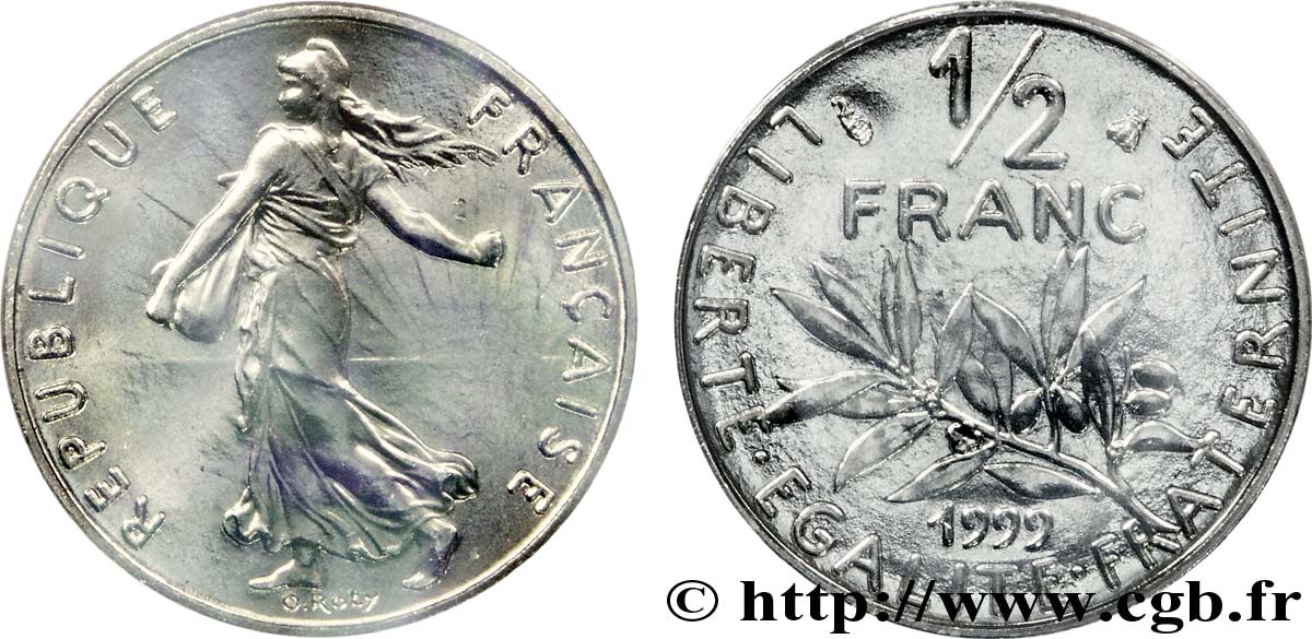 1/2 franc Semeuse 1999 Pessac F.198/42 ST 