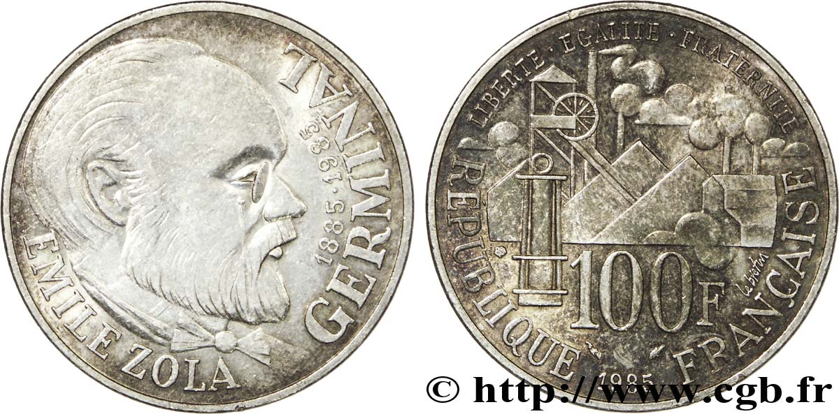 100 francs Émile Zola 1985  F.453/2 VZ 